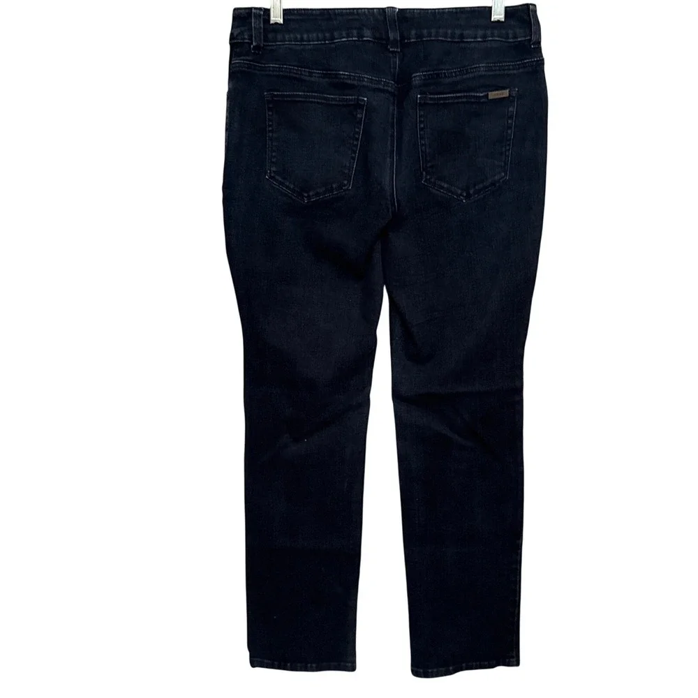 Chico's So Slimming Women's Dark Wash Denim Jeans Straight Leg Size 1 (8) Reg - Picture 4 of 5